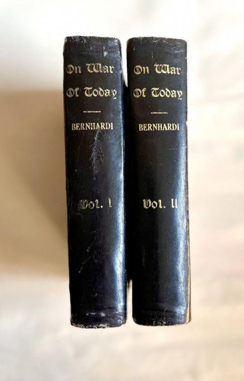 ON WAR OF TO-DAY. 1912 & 1913. 2 volumes Leather