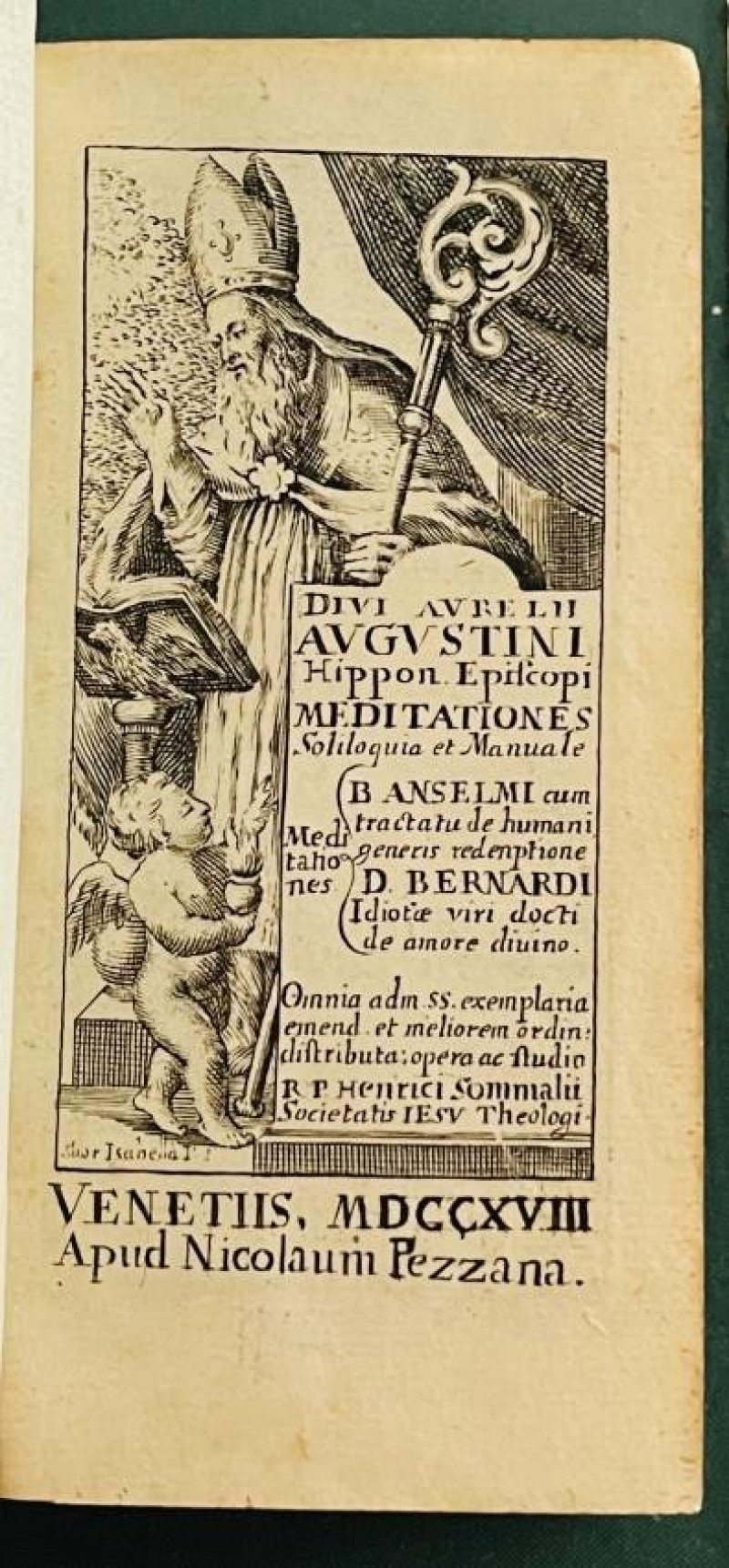 Early Printing & Binding 1718 St. Augustine