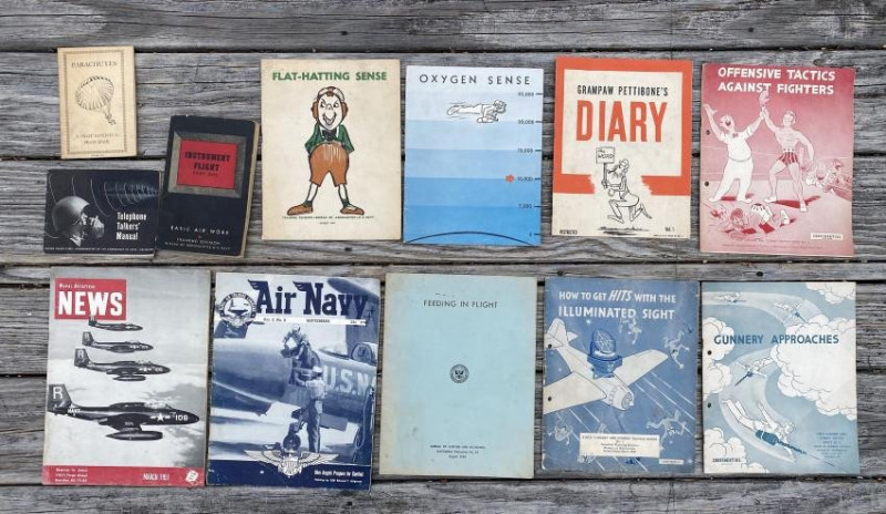 12 WW II booklets - Osborn & others, illustrators