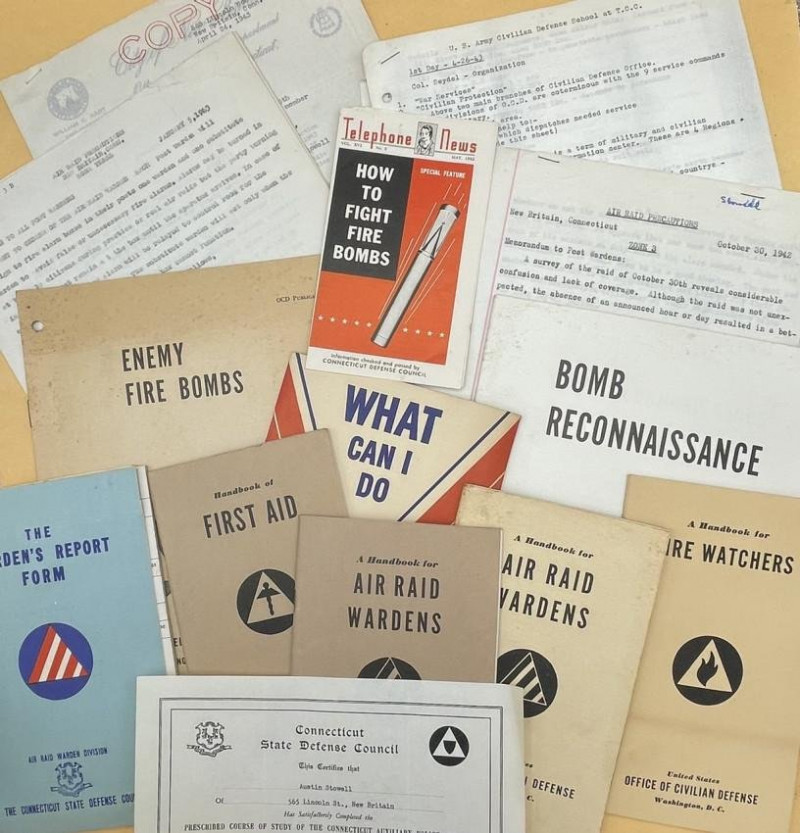 Archive: WWII Air Raid Warden?s Ephemera & papers