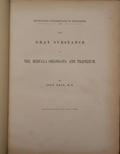 John Dean: Gray Substance (photoliths, 1864)