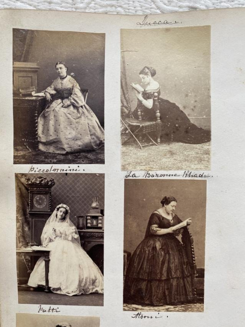Good photo album incl. Victorian Royalty, Nobility