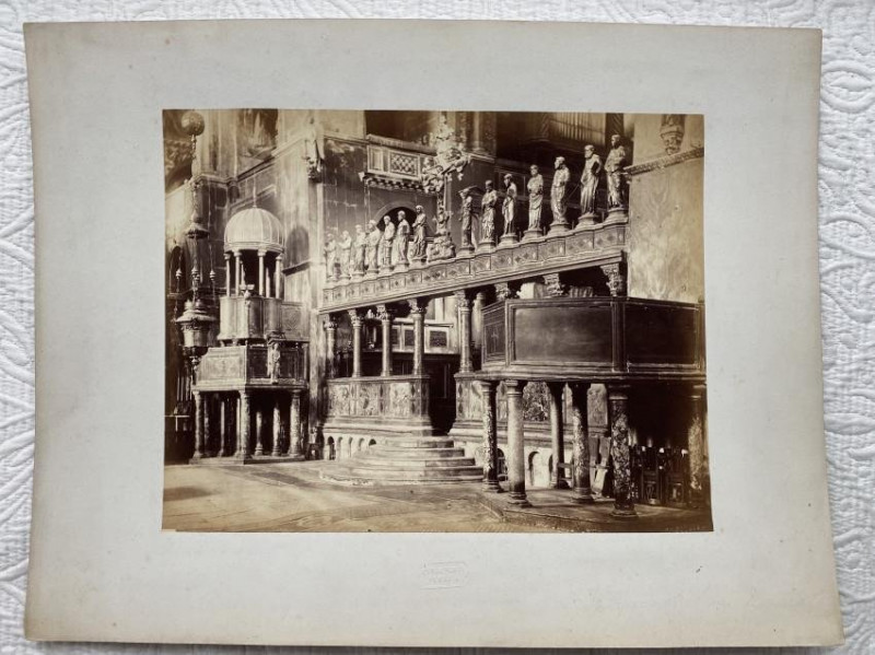 4 early photos of Venice, by C. Ponti and others