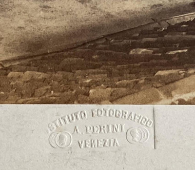Verona, 2 early photos, one by A. Perini, [1860s]