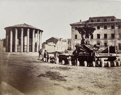Spithover photo of Temple of Vesta in Rome 1860s