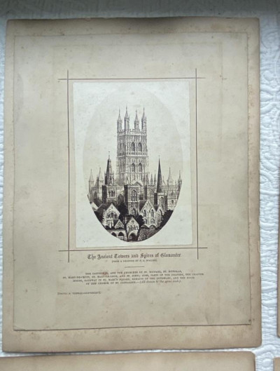 A. Thomas & others photos of Gloucester Cathedral