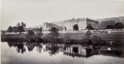 Image for Lot Photograph of Chatsworth House, circa 1870