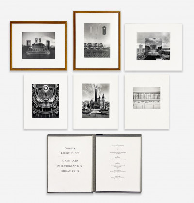 Image for Lot William Clift - County Courthouses, Portfolio of 6