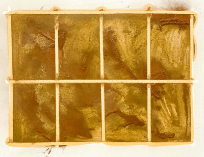 Image for Lot Joe Breidel - Untitled (Gold and Brown Grid)