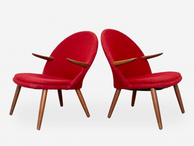 Image for Lot Kurt Olsen for Glostrup Møbelfabrik, Pair of Chairs