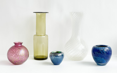 Image for Lot Murano and Other Glass Vases, Group of 5