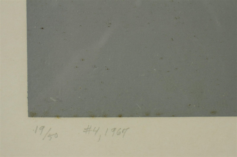Norman Ives (1923-1978) "#4, 1967" Screenprint