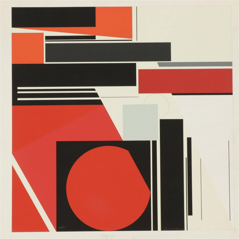 Gunther Fruhtrunk - Composition in Square 1971