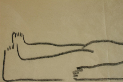 John B. Flanagan - Sleeping Child - Drawing