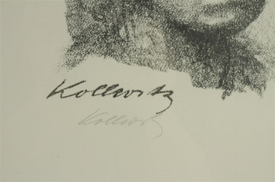 Kathe Kollowitz - Self Portraits - lithograph