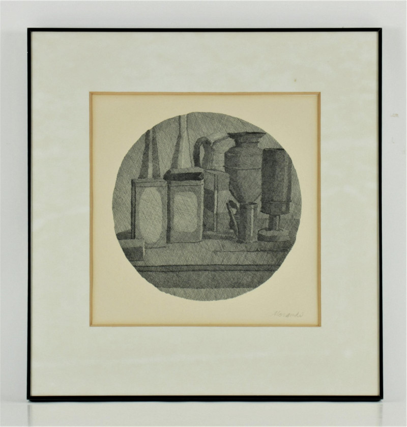 Giorgio Morandi - Still Life - etching-plate