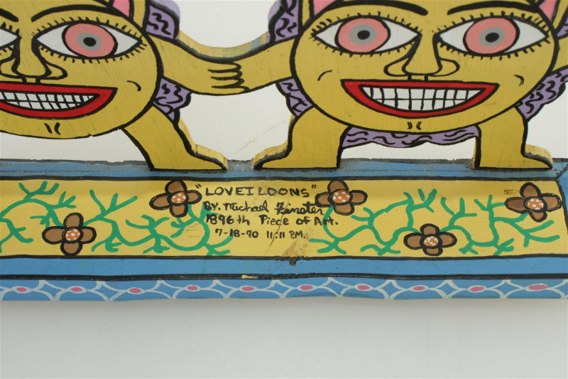 Michael Finster - Loviloons - paint on wood