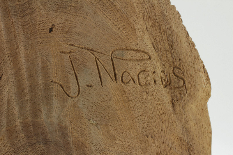Nacius Joseph - Horse Boat - woodcarving
