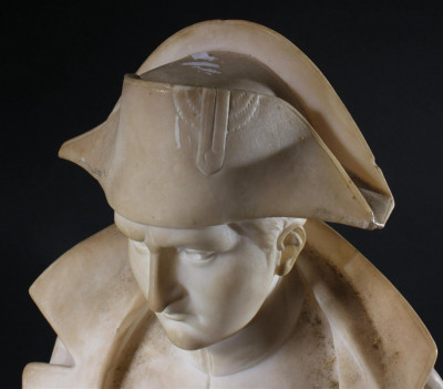 Adolfo Cipriani - Marble Figure of Napoleon