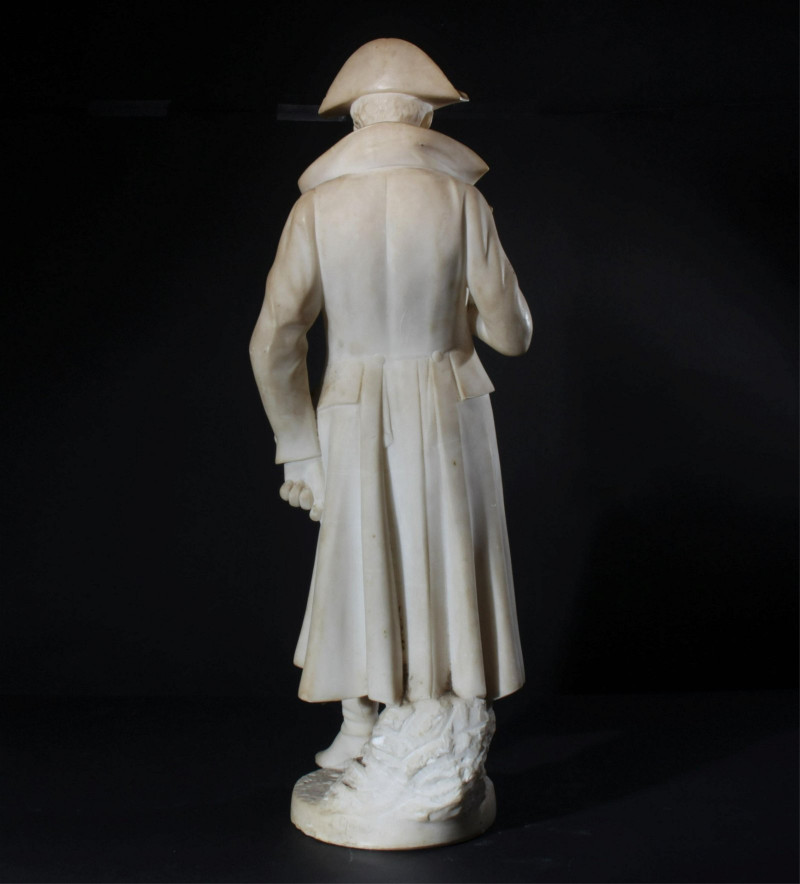 Adolfo Cipriani - Marble Figure of Napoleon