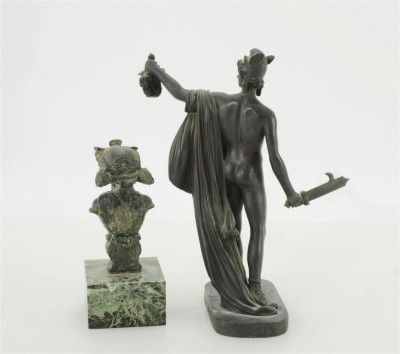 Three Grand Tour Style Figural Bronzes