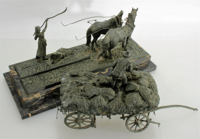 Austrian Bronze - Hay Cart