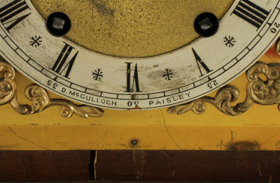 George III Style Bracket Clock, D. McCullock