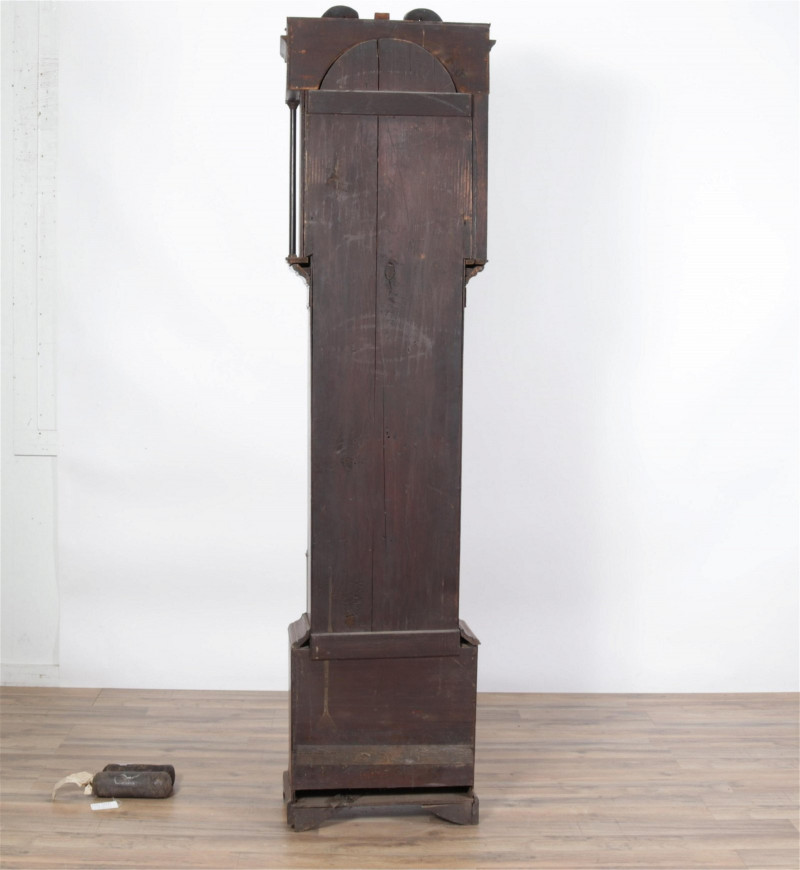 George III Inlaid Tall Case Clock, 18th C., Congle