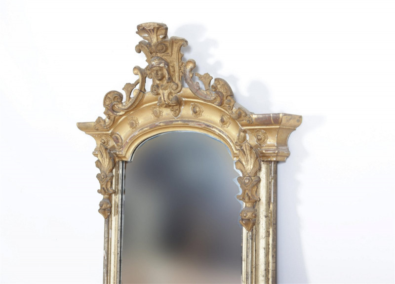 American Baroque Revival Mirror, 19th C.