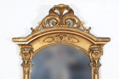 Baroque Revival Pier Mirror, Mid 19th C.