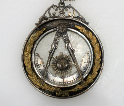 Mason's Marquetry Panel, Medal, Pendant