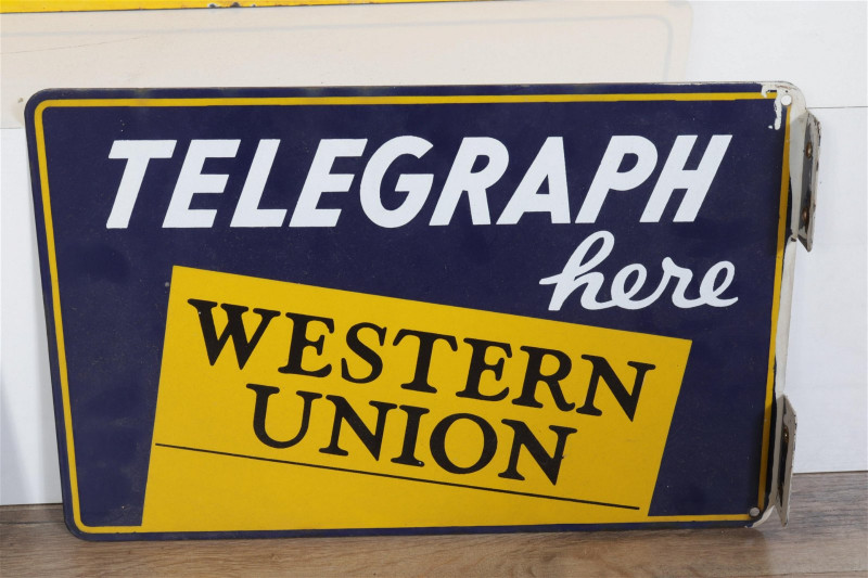 Vintage Bell System and Western Union Signage