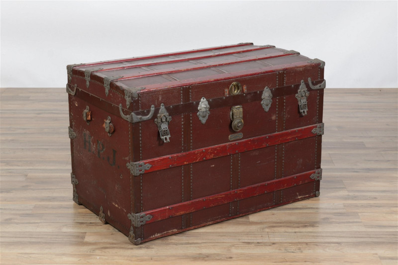 Crouch & Fitzgerald (NY) Steamer Trunk