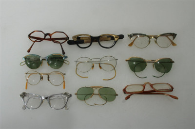 Eyeglass Collection Antique to Mid Century