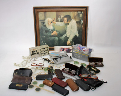 Eyeglass Collection Antique to Mid Century