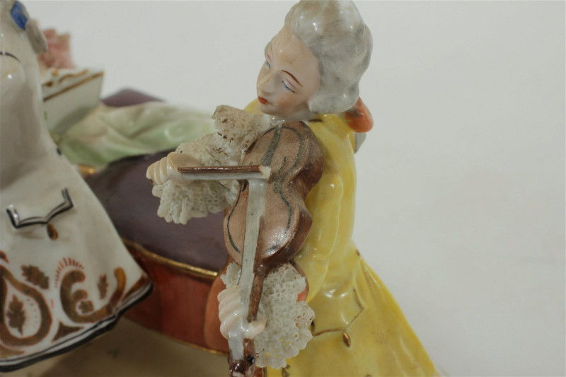 Two Porcelain Figural Groups