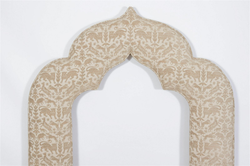 Moorish Style Upholstered Queen Headboard