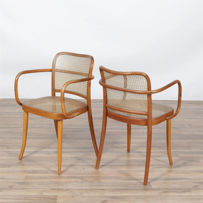 Six Stendig Bentwood Armchairs