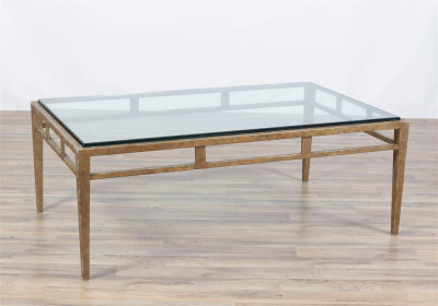 Patch Gilt Metal Coffee Table