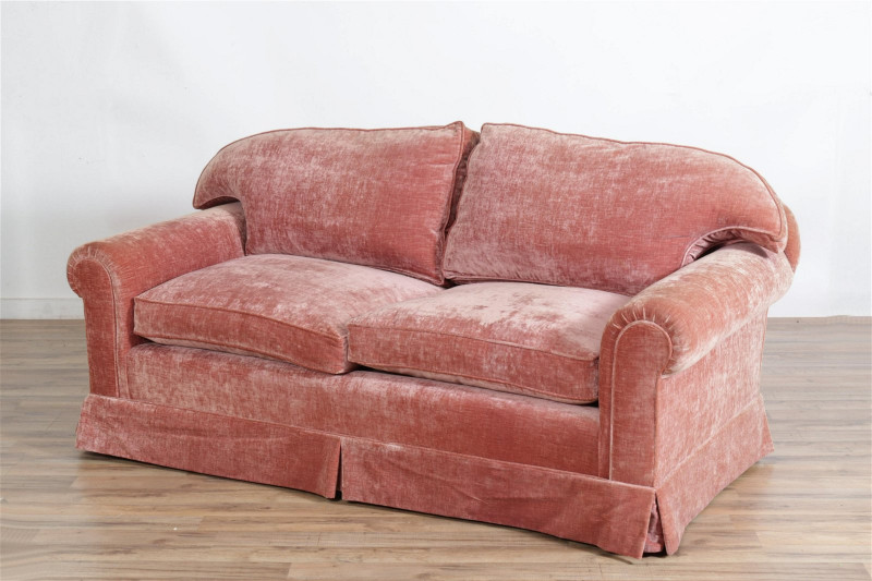 Contemporary Upholstered Loveseat