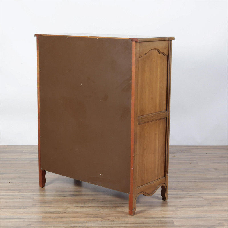 French Provincial Style Cherry Tall Dresser