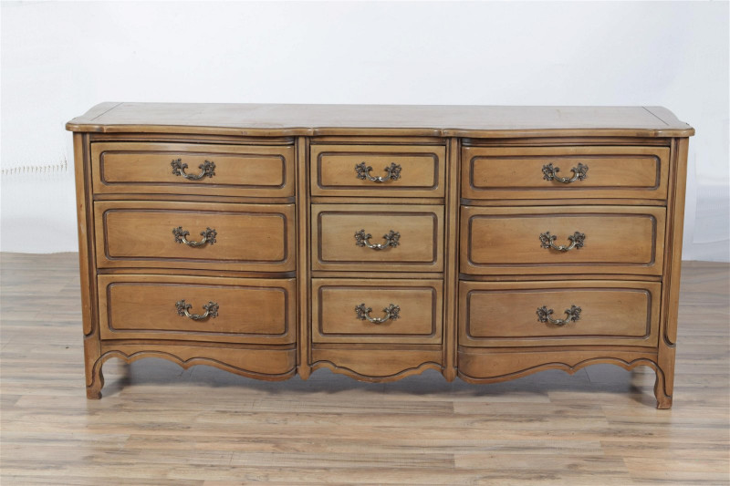 French Provincial Style Cherry Dresser