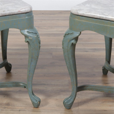 Pair Troy Wesridge Rococo Style Tables