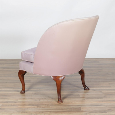 George II Style Mahogany Barrelback Chair