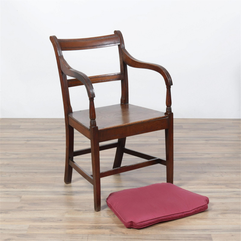 Two Regency Mahogany and Oak Chairs