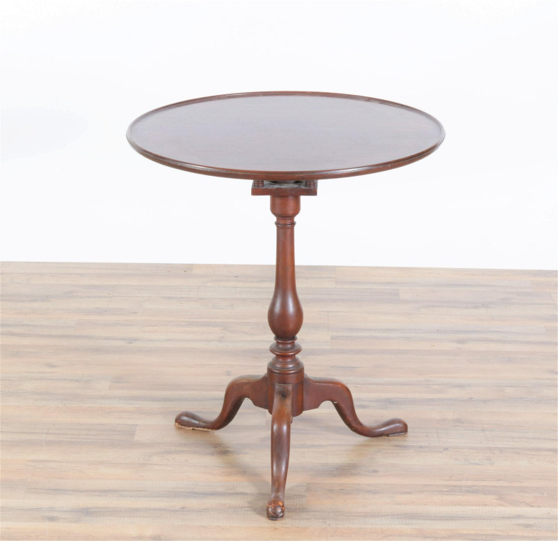 Chippendale Style Birdcage Tilt-Top Table