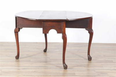 Chippendale Style Mahogany Drop-Leaf Table