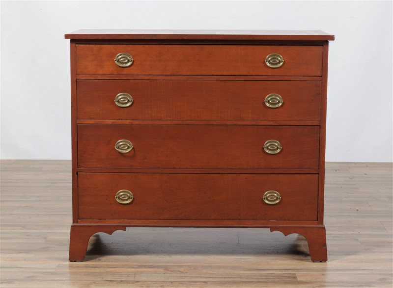 Federal Cherry Chest of Drawers, 19th C.