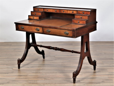 Image for Lot English Stepped Top Writing Desk