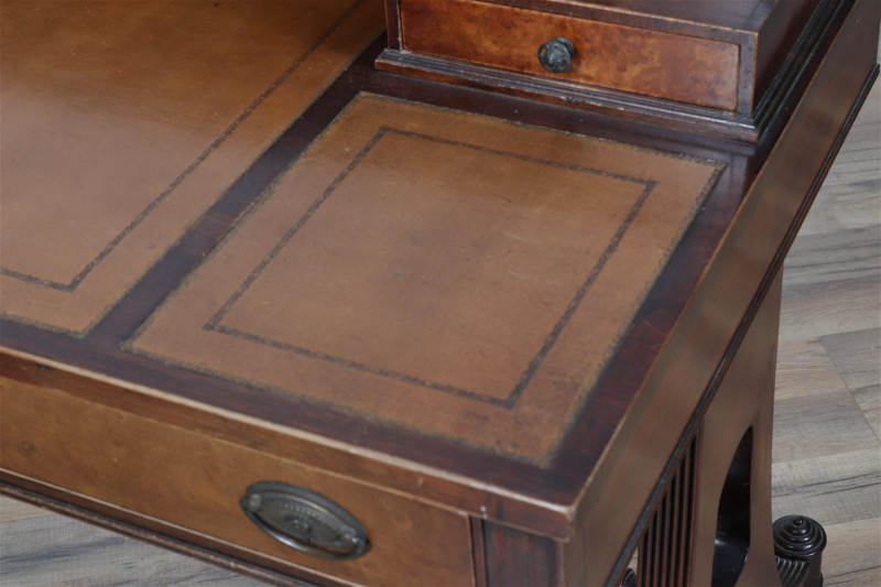 English Stepped Top Writing Desk